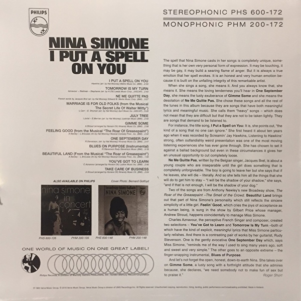 Nina Simone – I Put A Spell On You