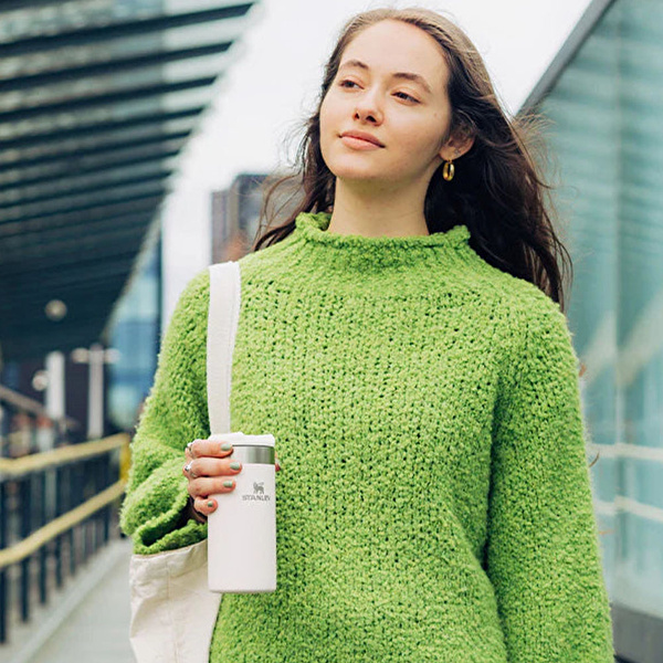 STANLEY  The AeroLight™ Transit Mug .35L / 12oz Rose Quartz Metallic Matara