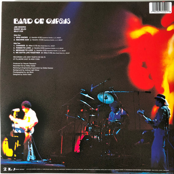 Jimi Hendrix – Band Of Gypsys (Remastered, Red, Black & White Translucent Marbled, 50th Anniversary Edition)