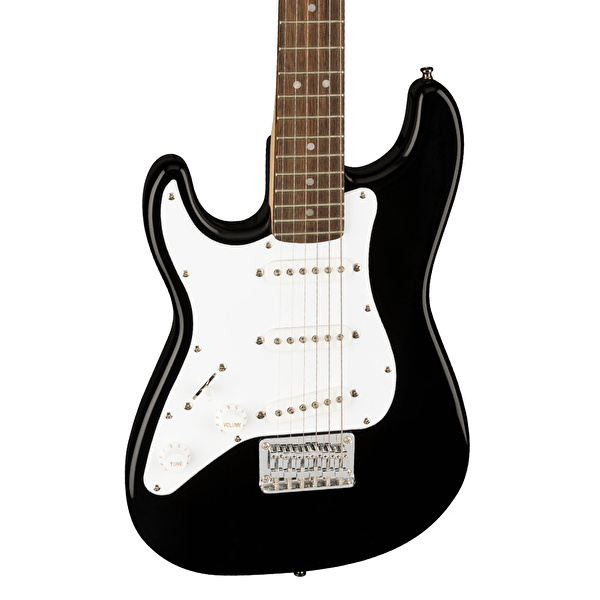 Squier Mini Strat Left Handed Laurel Klavye Black Solak Elektro Gitar
