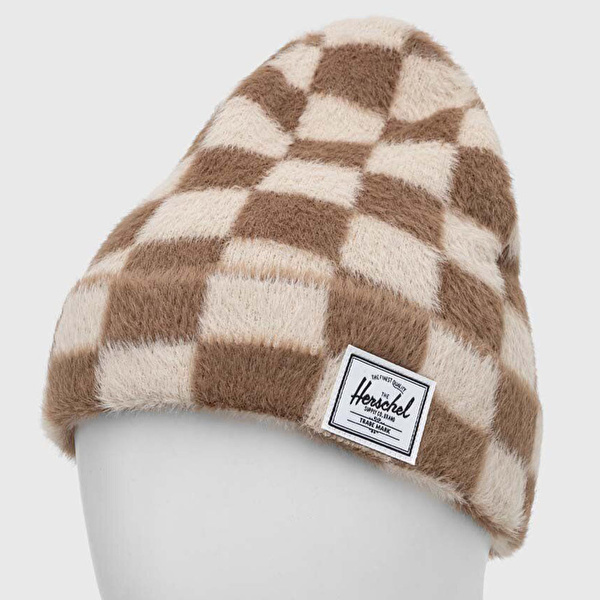 HERSCHEL Polson Faux Mohair - Faun/Whitecap Gray Checker Bere