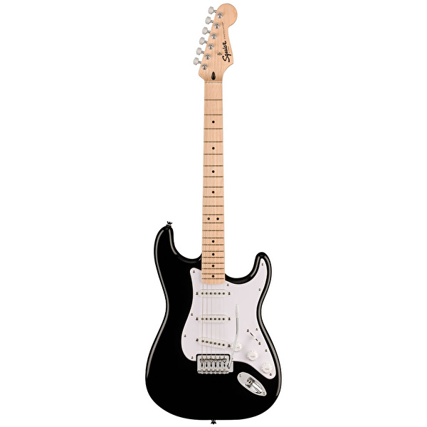 Squier Sonic Stratocaster Black Frontman 10G Amfi Elektro Gitar Seti