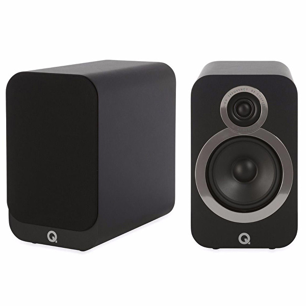 Q ACOUSTICS 3020i Raf Tipi Hoparlör Carbon Black (Çift)