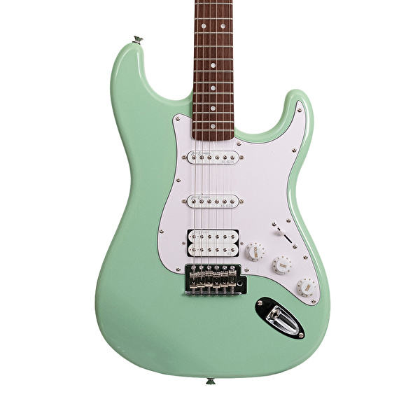 KOZMOS KST-BSWHSS-GRWN-SFG Elektro Gitar