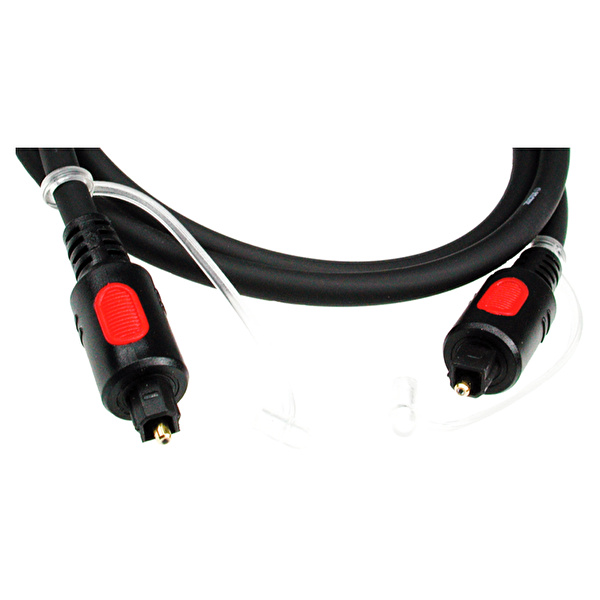 Klotz LWL High-End Dijital Siyah 2mt TOSLINK Optik Kablo