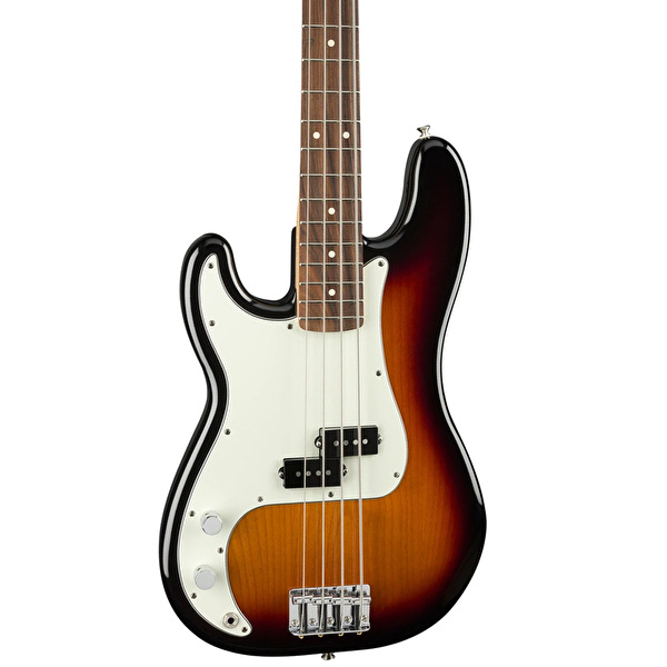 Fender Player Precision Bass Solak Pau Ferro Klavye 3-Color Sunburst Solak Bas Gitar