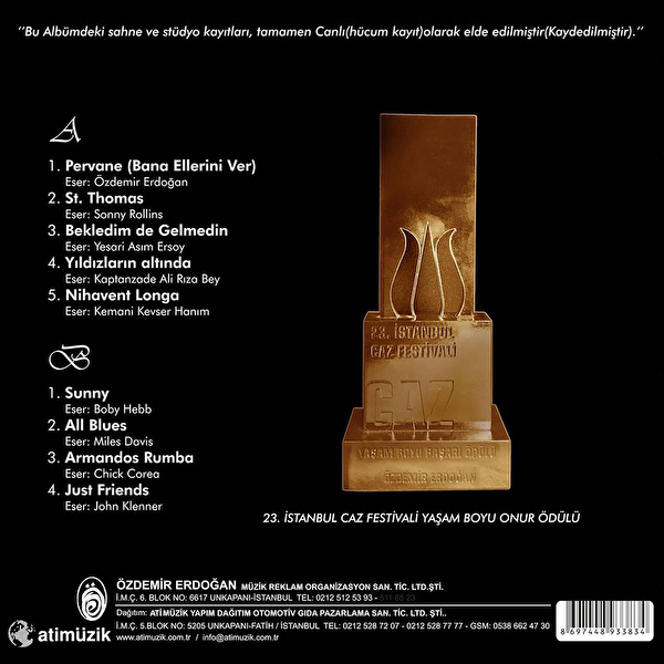 Özdemir Erdoğan - Türk Jazz Tarihinde Işıksız Kalanlar