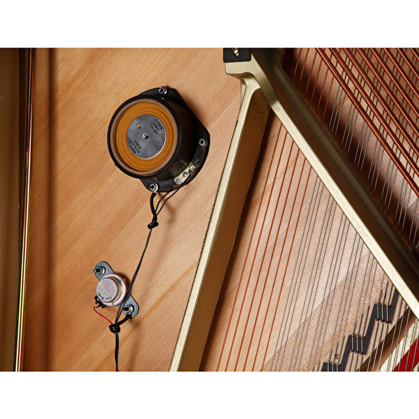 KAWAI K-300 AR2 M/PEP AURES / 122 cm  Hibrit  Parlak Siyah Duvar Piyanosu