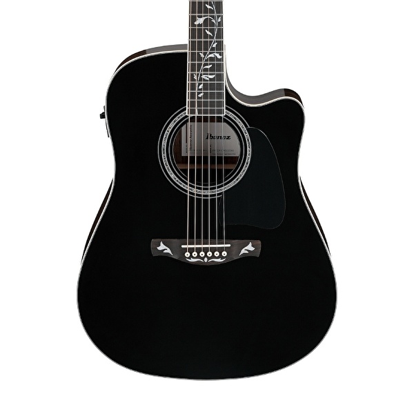 Ibanez AW391RCE-BKH Elektro Akustik Gitar