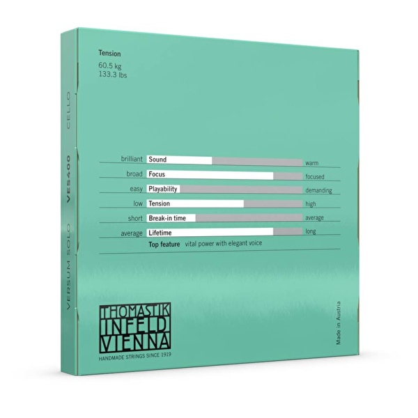 THOMASTIK VES400 VERSUM SOLO 4/4 Çello Takım Tel