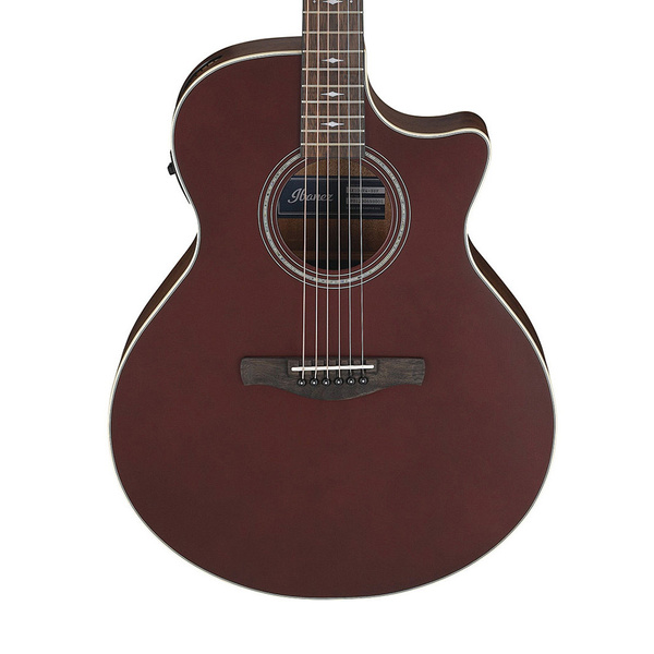 IBANEZ AE100-BUF Burgundy Flat Elektro Akustik Gitar