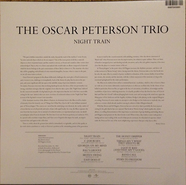The Oscar Peterson Trio – Night Train (Back To Black Series 2013 Remastered)