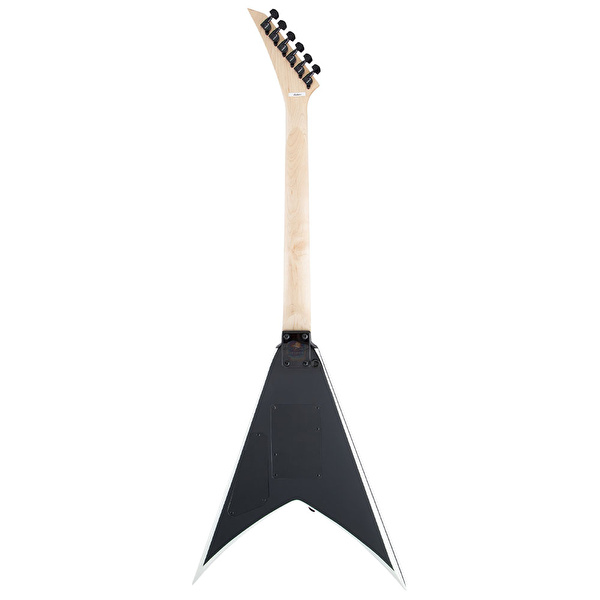 Jackson JS32 King V Floyd Rose Amaranth Klavye Black with White Bevels Elektro Gitar
