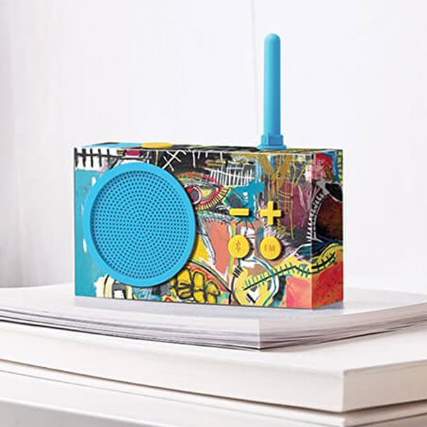 LEXON Tykho 3 Bluetooth Hoparlör ve Radyo X Jean-Michel Basquiat Skull