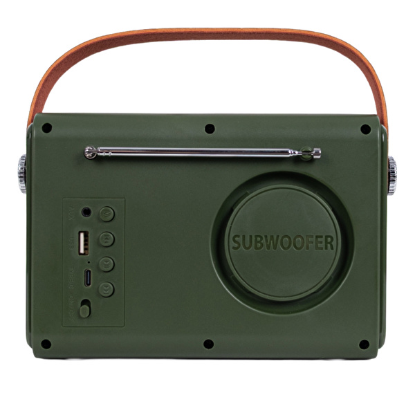 KOZMOS FB-R402-FG Retro Radyo ve Bluetooth Hoparlör