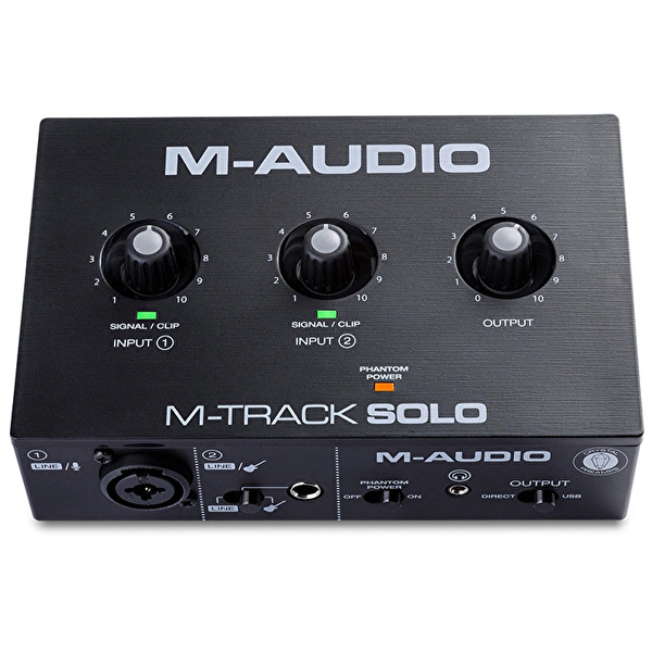 M-Audio M-Track Solo Stüdyo Kayıt Paketi 3 (MTRACKSOLOII, KCP-3, KHDP-S200)
