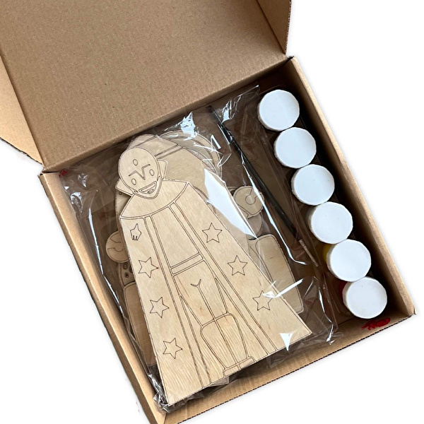 IMAGINORY Ahşap Boyama Seti Uzay