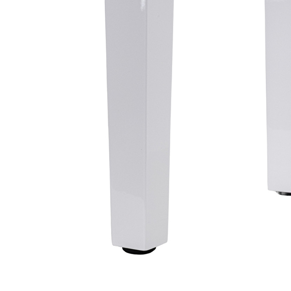 KOZMOS DX15-WH Ayarlı Piyano Taburesi - Beyaz