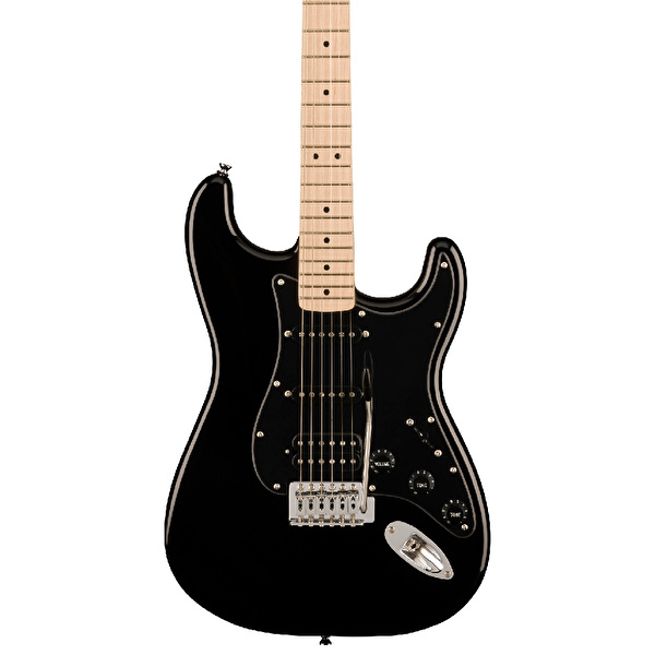 Squier Sonic Stratocaster HSS Akçaağaç Klavye Siyah Elektro Gitar