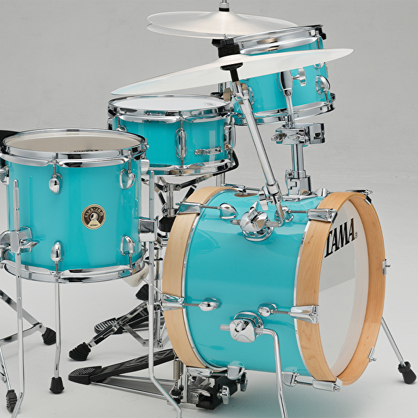 TAMA LJK44H4-AQB - Club-JAM Flyer 4 Parça (14B/8T/10F/10S) Aksamlı Akustik Davul Seti