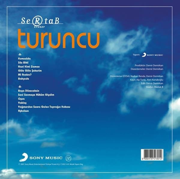 Sertab Erener – Turuncu (Renkli Plak)