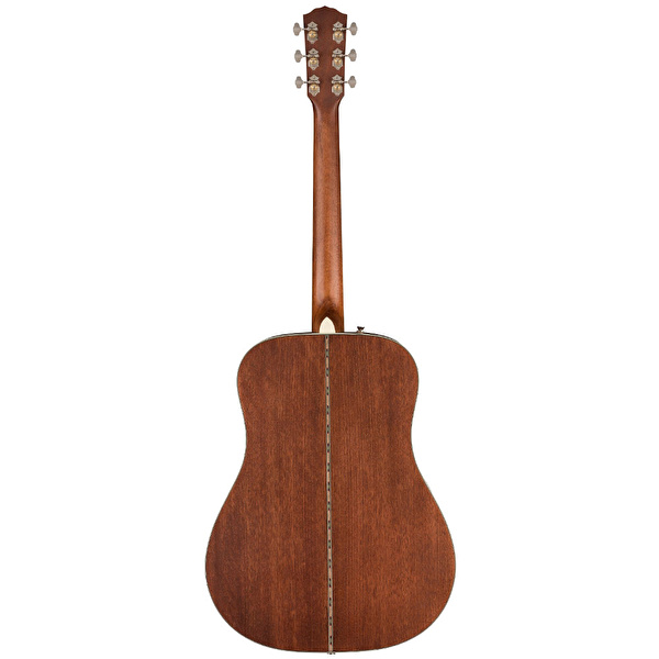 Fender PD-220E Paramount Dreadnought All Mahogany Ovangkol Klavye Aged Cognac Burst Elektro Akustik Gitar