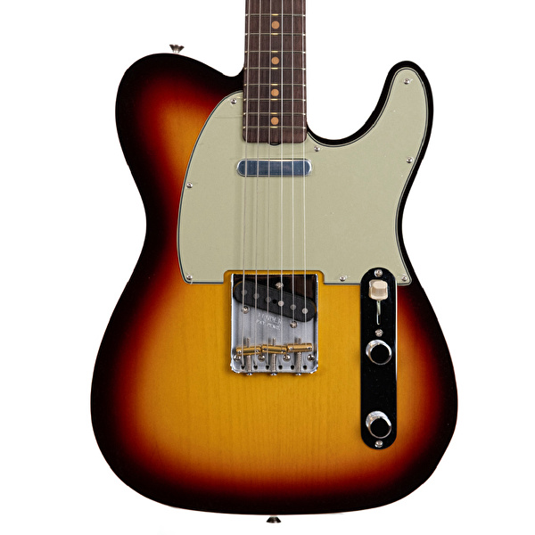 Fender Custom Shop 1960 Telecaster Custom NOS Chocolate 3 Ton Sunburst Elektro Gitar