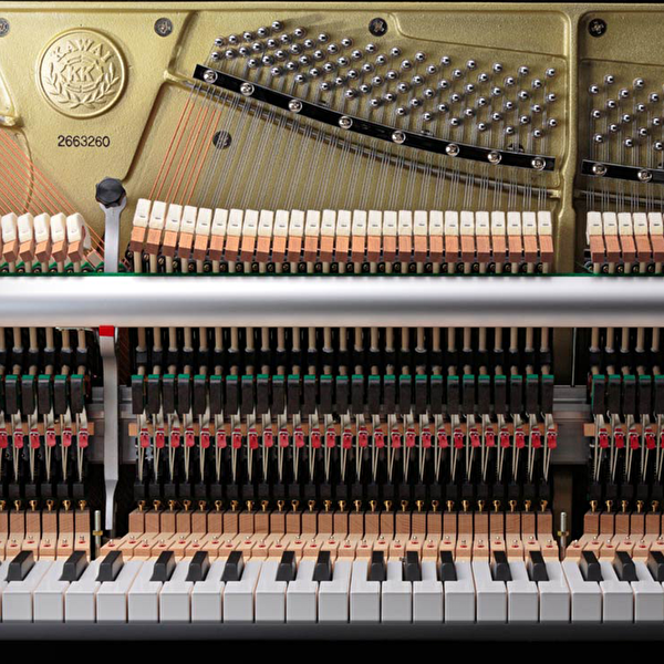 KAWAI K-200 M/PEP Parlak Siyah 114 CM Duvar Piyanosu