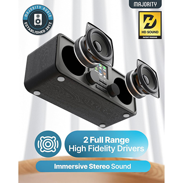 Majority Rostock Saat Dab Radyo BT Hoparlör