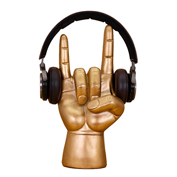 SUCK UK Gold Rock On - Kulaklık Standı