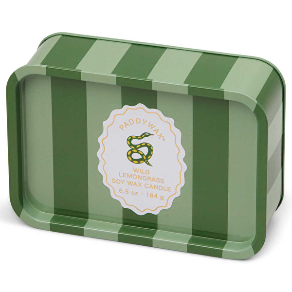 PADDYWAX Adopo Metal Kutulu Mum Yılan Wild Lemongrass 184 gr