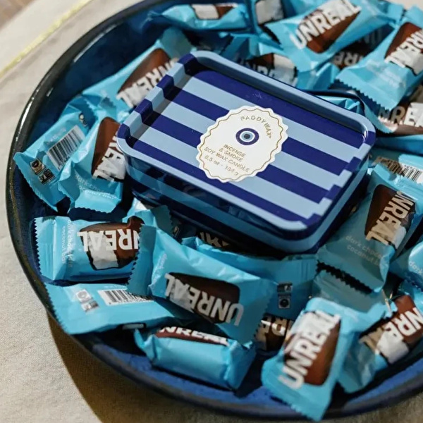 PADDYWAX Adopo Metal Kutulu Mum Göz Incense&Smoke 184 gr