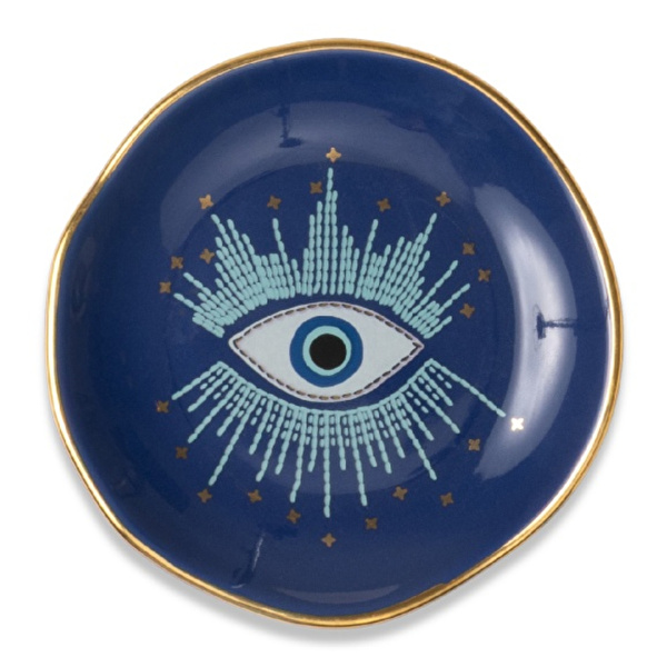 DESIGNWORKS INK Göz Figürlü Seramik Tabak
