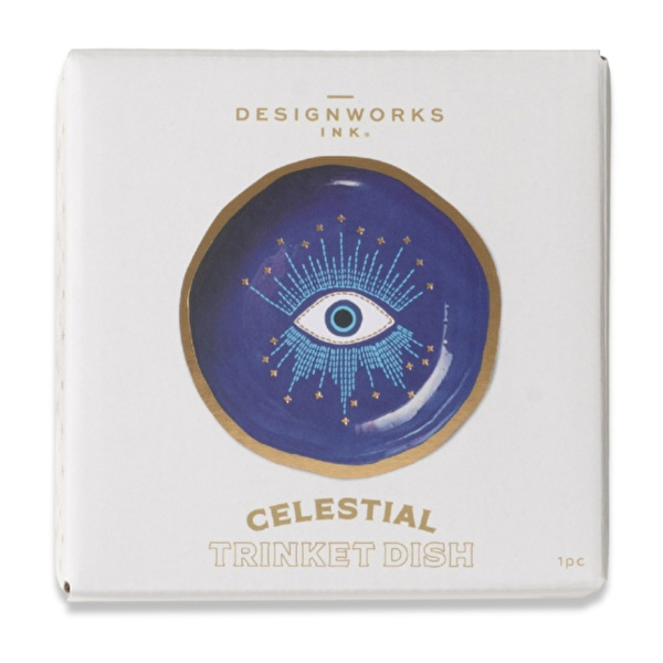 DESIGNWORKS INK Göz Figürlü Seramik Tabak