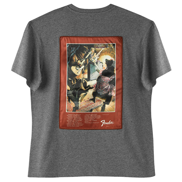 FENDER® Goldilocks and the Three Bears Antrasit T-Shirt