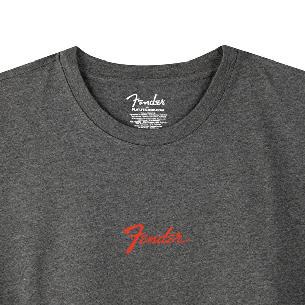 FENDER® Goldilocks and the Three Bears Antrasit T-Shirt
