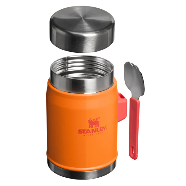 STANLEY The Legendary Food Jar + Spork 0.4L / 14oz Goldenrod Coral