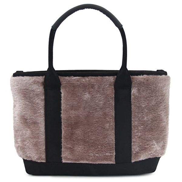 MAISON SACREE Miramar Peluş Gri Mini Kol Çantası