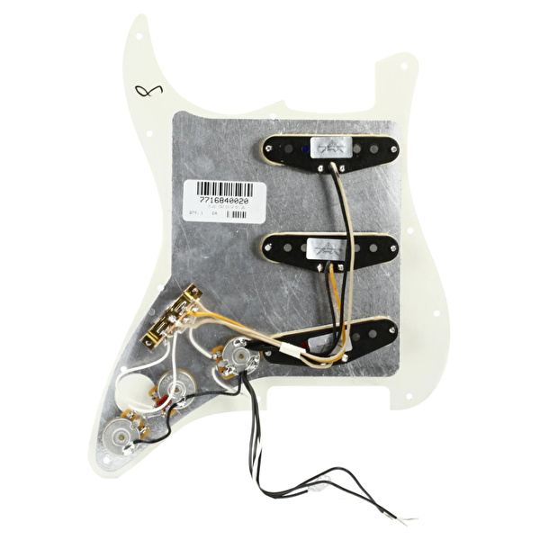 Fender Strat Custom Shop Fat 50s SSS Parchment 11 Hole PG Manyetikli Pickguard Seti