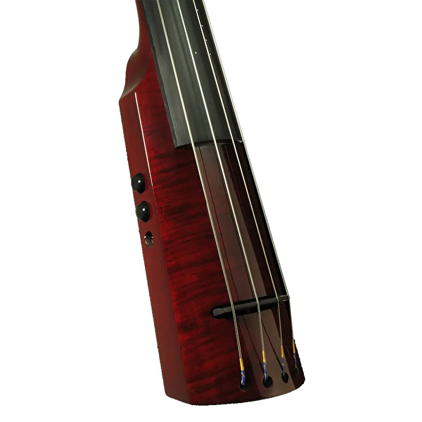 NS DESIGN WAV5C-CO-TR Transparan Kırmızı Elektro Çello (5 Telli)