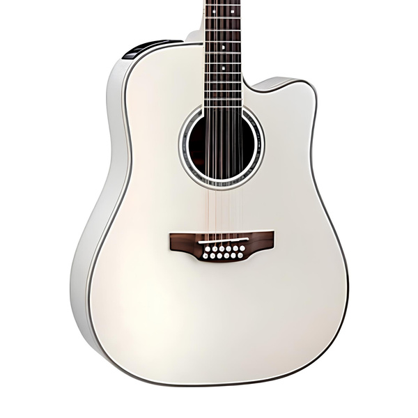 TAKAMINE GB-GD37CE-12 PW Pearl White 12 Telli Elektro Akustik Gitar (Gigbag Dahil)