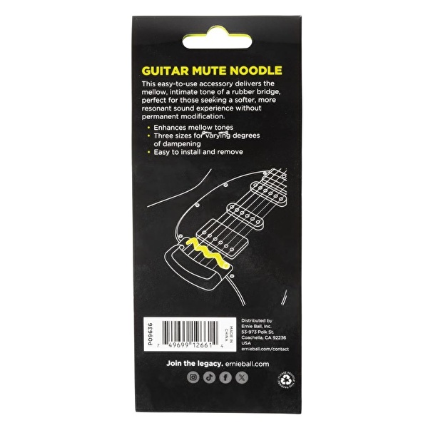 ERNIE BALL P09636 Noodle Gitar Susturucusu