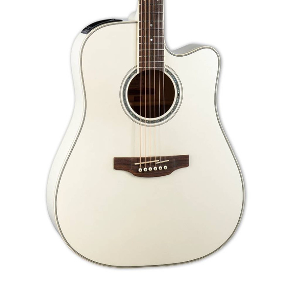 TAKAMINE GB-GD37CE PW Pearl White Elektro Akustik Gitar (Gigbag Dahil)