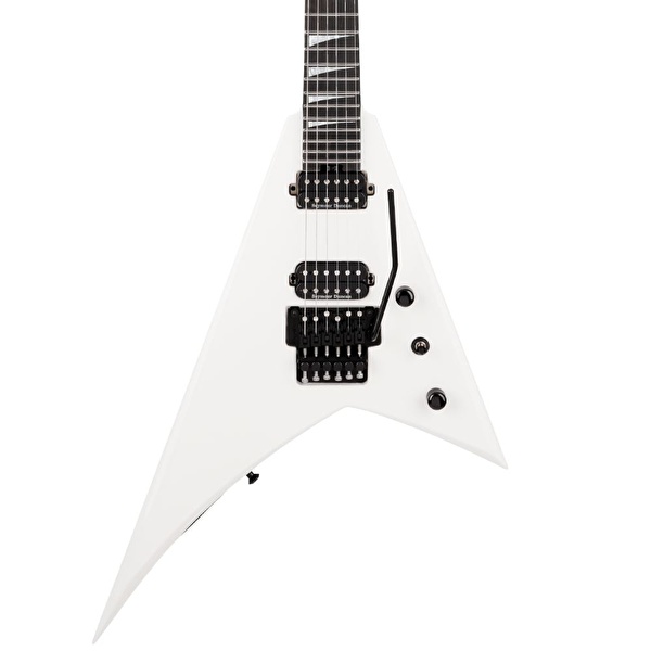 JACKSON American Series Rhoads RR24 Abanoz Klavye Snow White Elektro Gitar