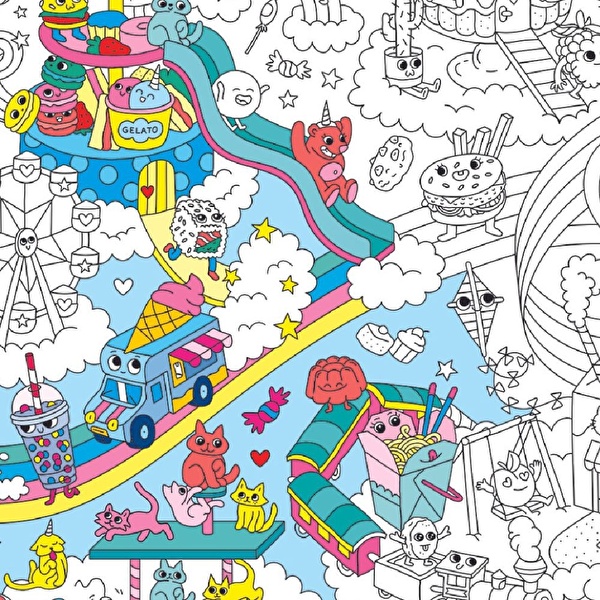 OMY Boyama Posteri - Kawai