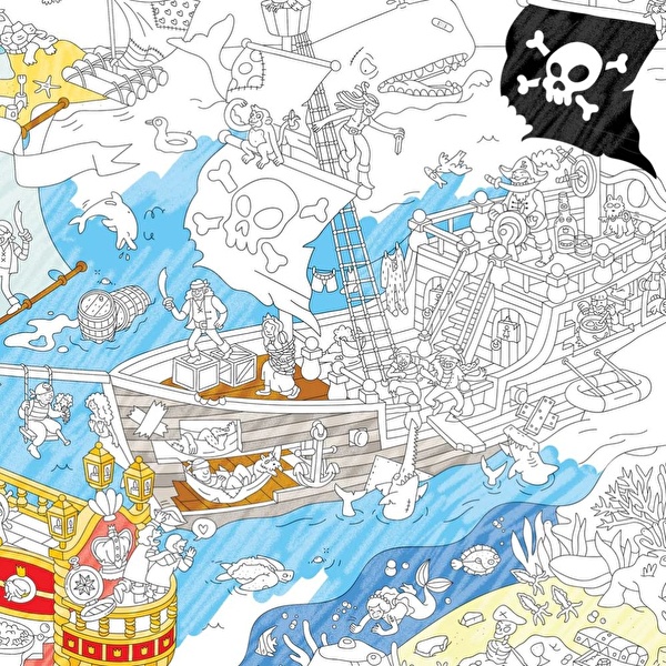OMY Boyama Posteri - Pirates