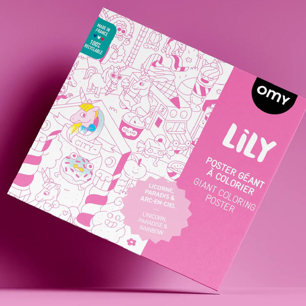 OMY  Boyama Posteri- Lily