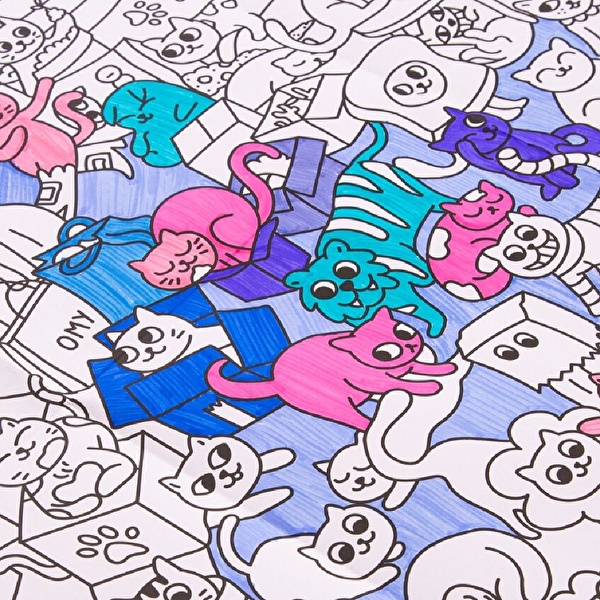 OMY Boyama Posteri - Kitty