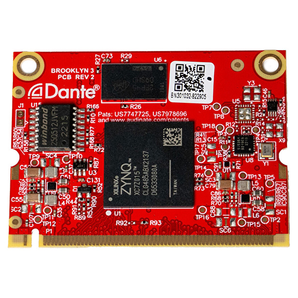 APOGEE DANTE BROOKLYN MODULE SYM2-PTHD-PLUS-Card için geliştirme modülü (Brooklyn II Card aracılığı ile DANTE fonksiyonu eklemek için)