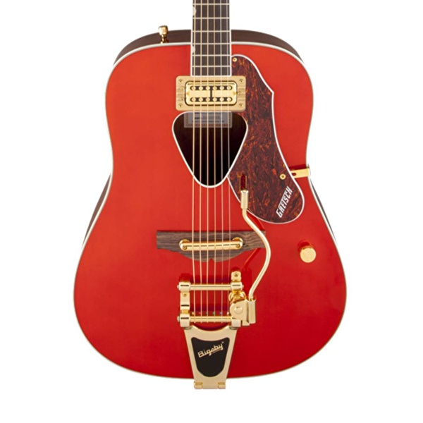 Gretsch G5034TFT Rancher Fideli'Tron Manyetik Bisgby Tailpiece Savannah Sunset Elektro Akustik Gitar